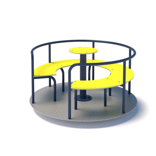 Carrousel Kayleigh 5 Veilige en duurzame Carrousel voor speeltuinen en recreatieplekken. Geniet van spannende ritten en eindeloos speelplezier voor kinderen van alle leeftijden.